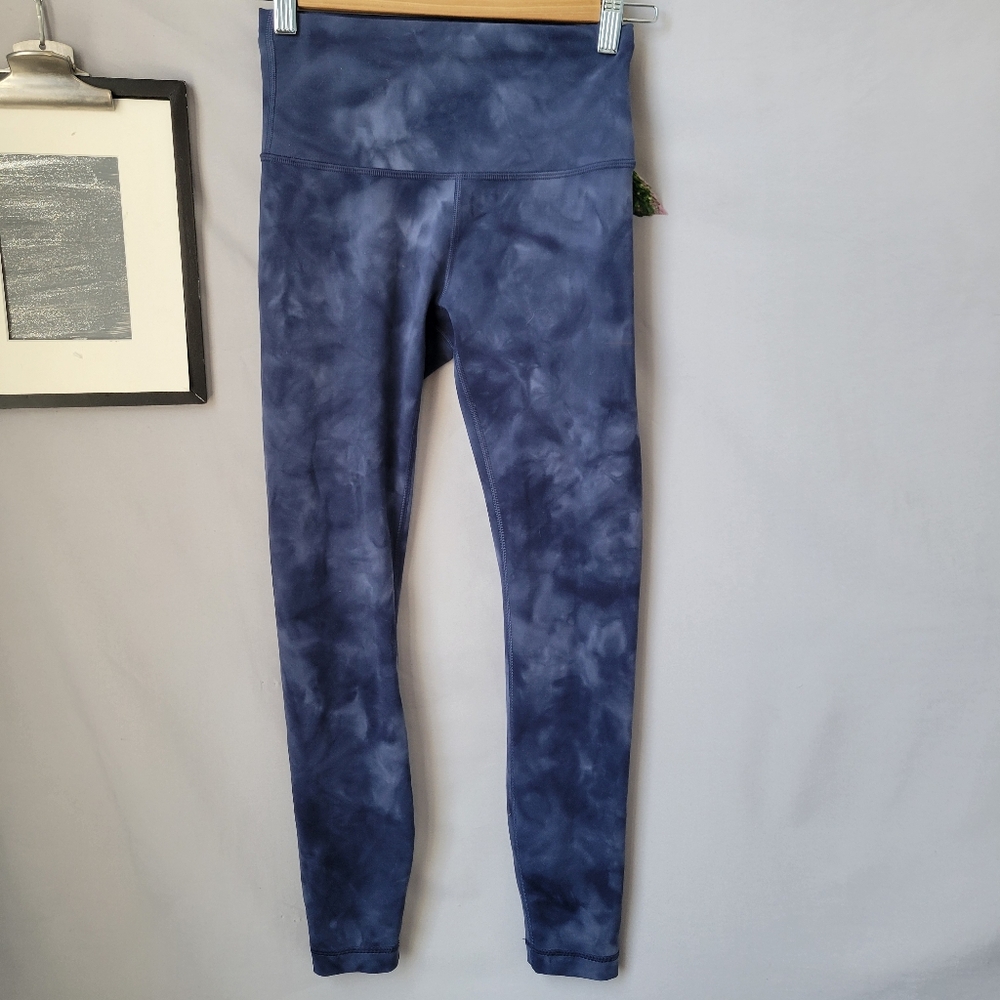 Lululemon Wunder Train High Rise‎ Tight 25" Diamond Dye Shade Naval 4
